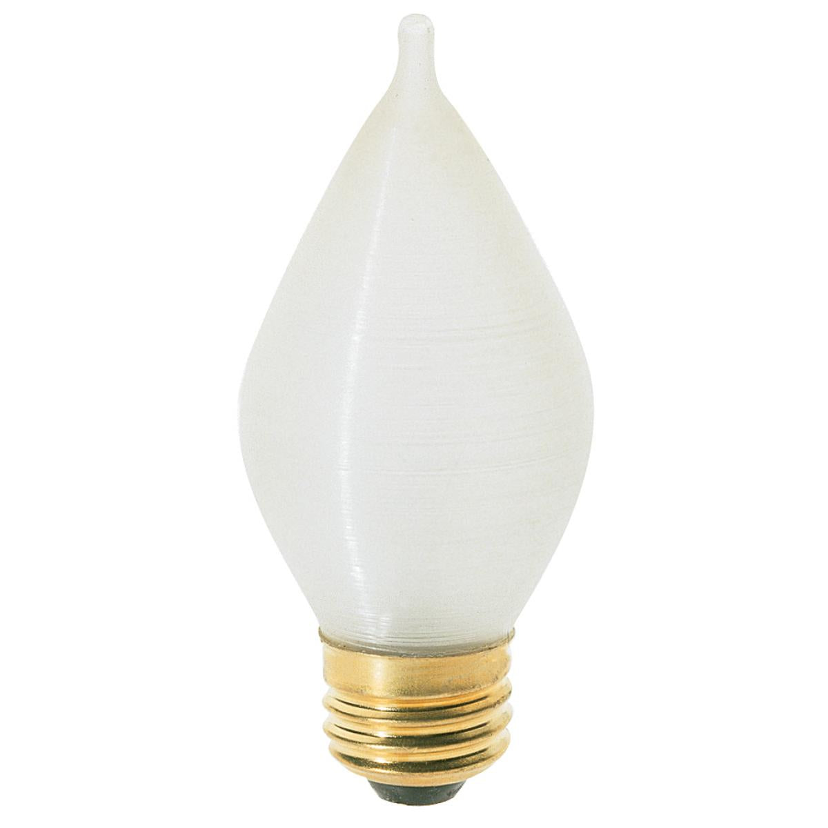 image of 25 Watt C15 Incandescent - Spun White - 4000 Average rated hours - 160 Lumens - Medium base - 120 Volt