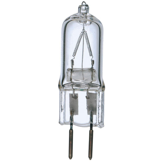 image of 50 Watt - Halogen - T4 - Clear - 2000 Average rated hours - 750 Lumens - Bi Pin GY6.35 base - 120 Volt