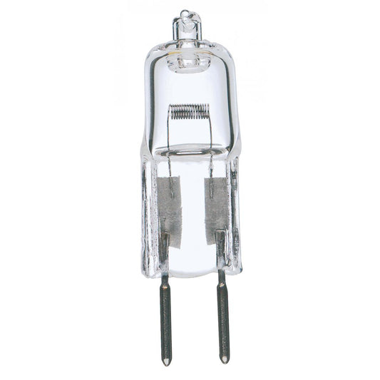 image of 20 Watt - Halogen - T3 - Clear - 2000 Average rated hours - 300 Lumens - Bi Pin G4 base - 12 Volt - Carded