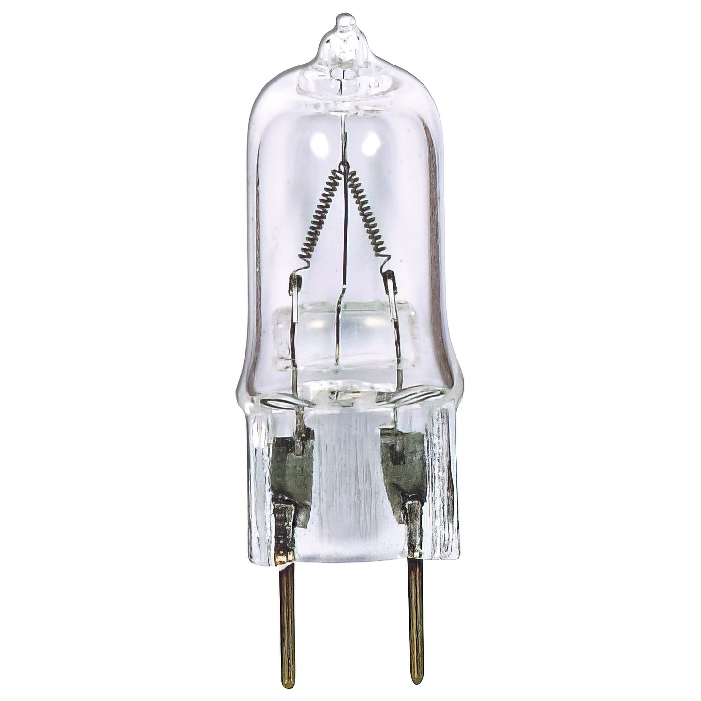 image of 75 Watt - Halogen - T4 - Clear - 2000 Average rated hours - 1250 Lumens - Bi Pin G8 base - 120 Volt - Carded