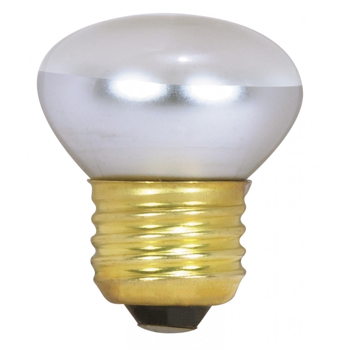 image of 40 Watt R14 Stubby Incandescent - Clear - 1500 Average rated hours - 280 Lumens - Medium base - 120 Volt