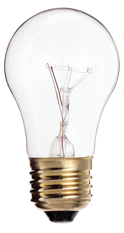 image of 40 Watt A15 Incandescent - Clear - Appliance Lamp - 2500 Average rated hours - 300/225 Lumens - Medium base - 130/120 Volt - Carded