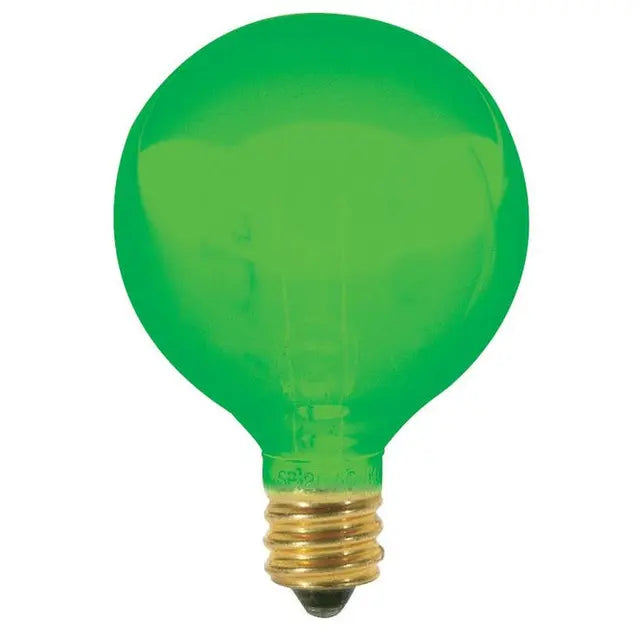 10 Watt G12 1/2 Incandescent - Transparent  - 1500 Average rated hours - Candelabra base - 120 Volt