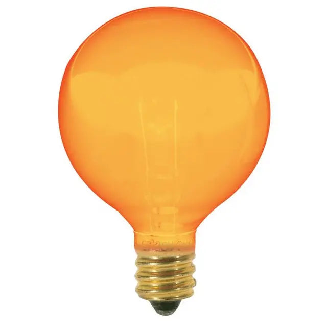 10 Watt G12 1/2 Incandescent - Transparent  - 1500 Average rated hours - Candelabra base - 120 Volt