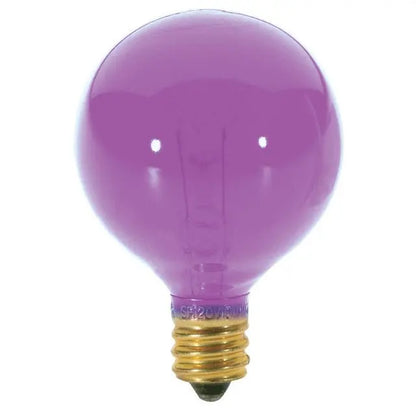 10 Watt G12 1/2 Incandescent - Transparent  - 1500 Average rated hours - Candelabra base - 120 Volt