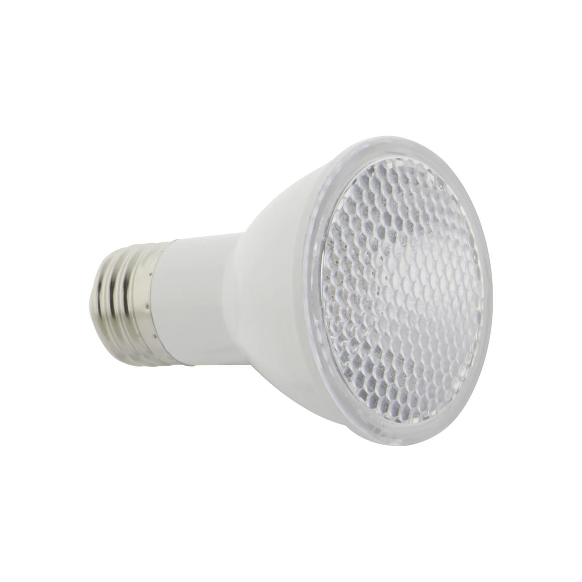 image of 6.5 Watt - PAR20 LED - Amber color - 40 deg. Beam Angle - Medium base - 120 Volt - Turtle Friendly