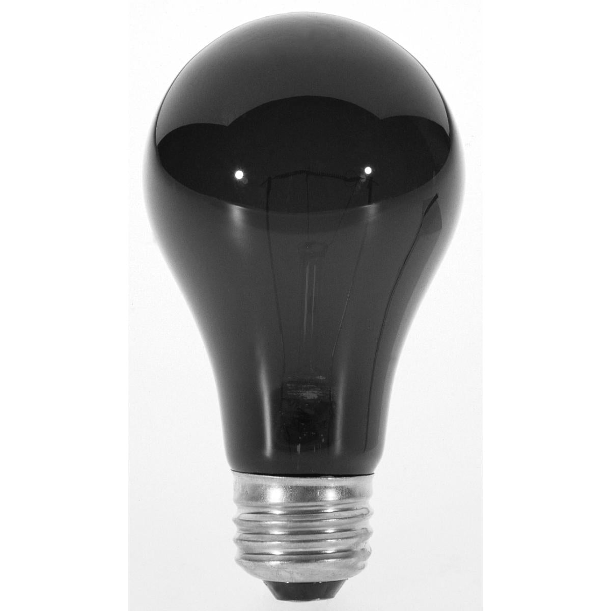 image of 75 Watt A19 Incandescent - Black - 480 Average rated hours - Medium base - 120 Volt