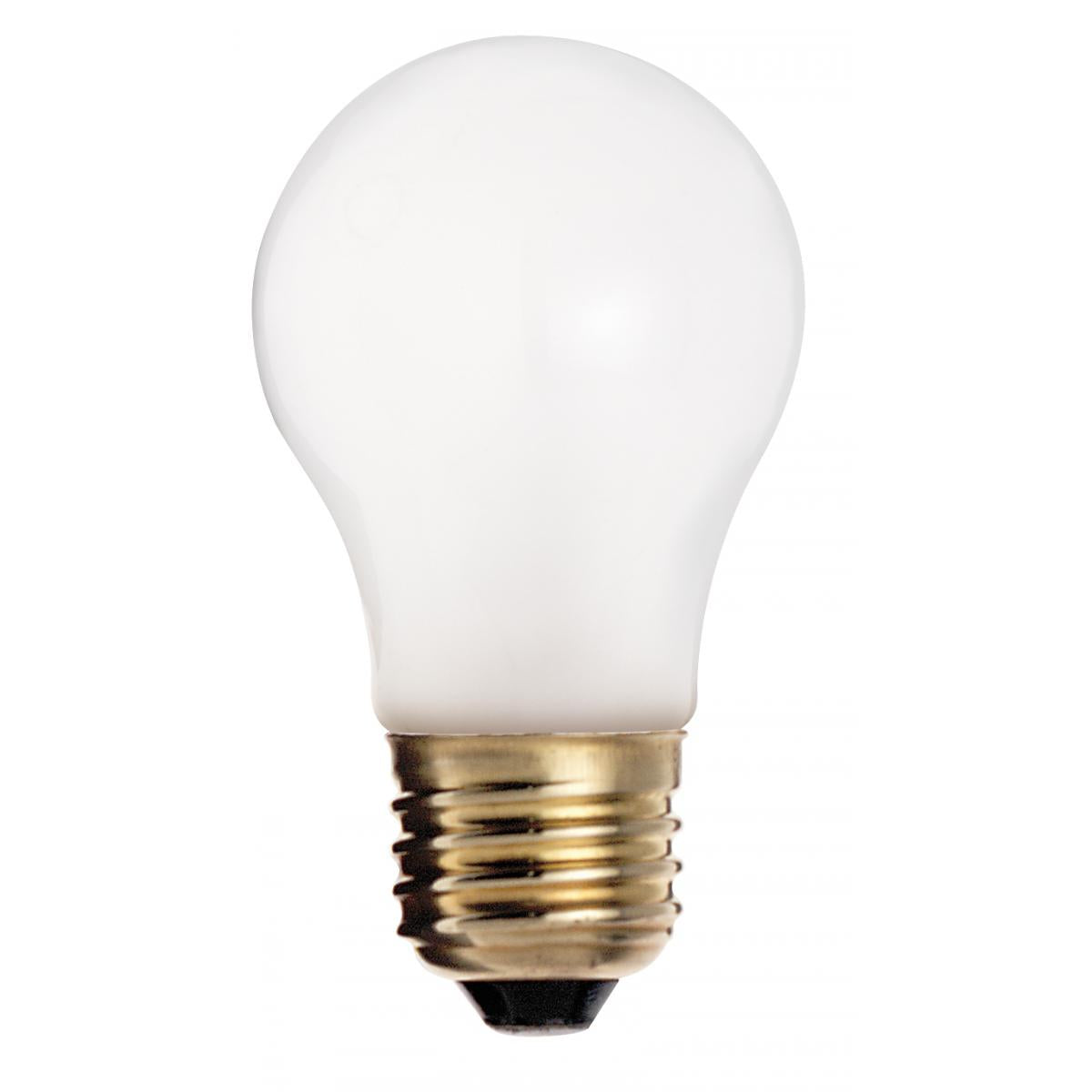image of 15 Watt A15 Incandescent - Frost - 2500 Average rated hours - 100 Lumens - Medium base - 130 Volt - 2/Pack