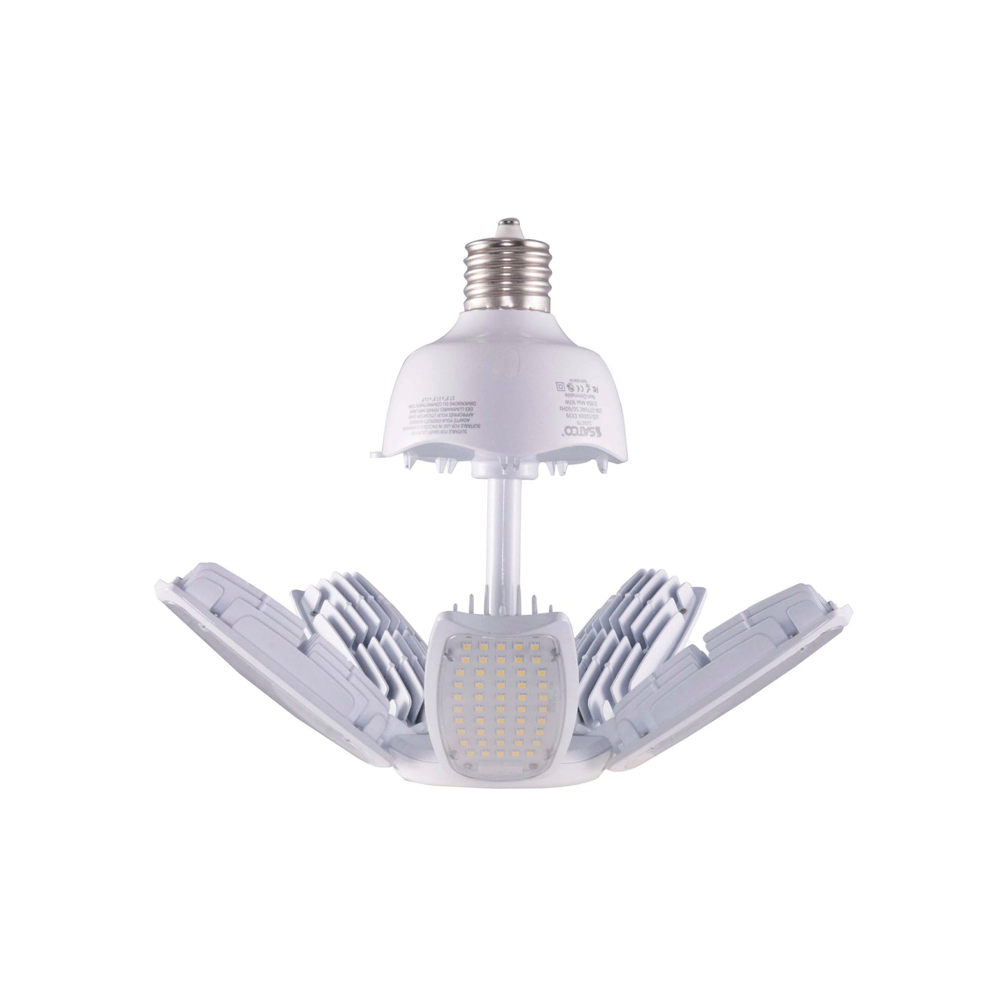 image of 90 Watt LED HID Replacement - 5000K - Mogul Extended base - Adjustable Beam Angle - Type B Ballast Bypass -100-277 Volt