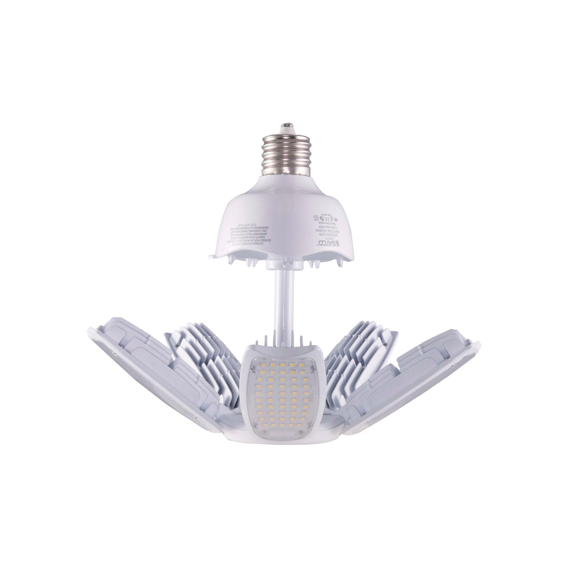 image of 90 Watt LED HID Replacement - 5000K - Mogul Extended base - Adjustable Beam Angle - Type B Ballast Bypass -100-277 Volt