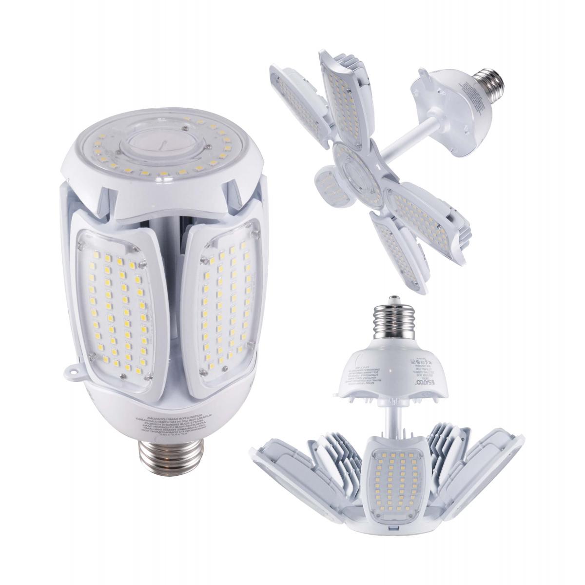 60 Watt LED HID Replacement - Mogul extended base - Adjustable Beam Angle - Type B Ballast Bypass -100-277 Volt