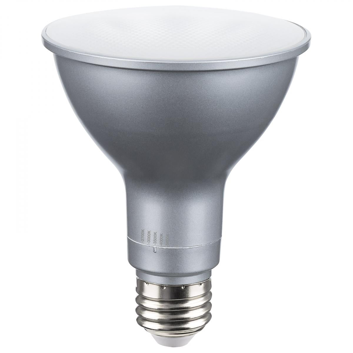 image of 15 Watt PAR30LN High Lumen LED - Long Neck - 27K/30K/35K/40K/50K CCT Selectable - Medium Base - 120-277 Volt