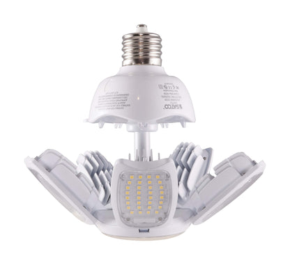 image of 75 Watt LED HID Replacement - 5000K - Mogul Extended base - Adjustable Beam Angle - Type B Ballast Bypass -100-277 Volt