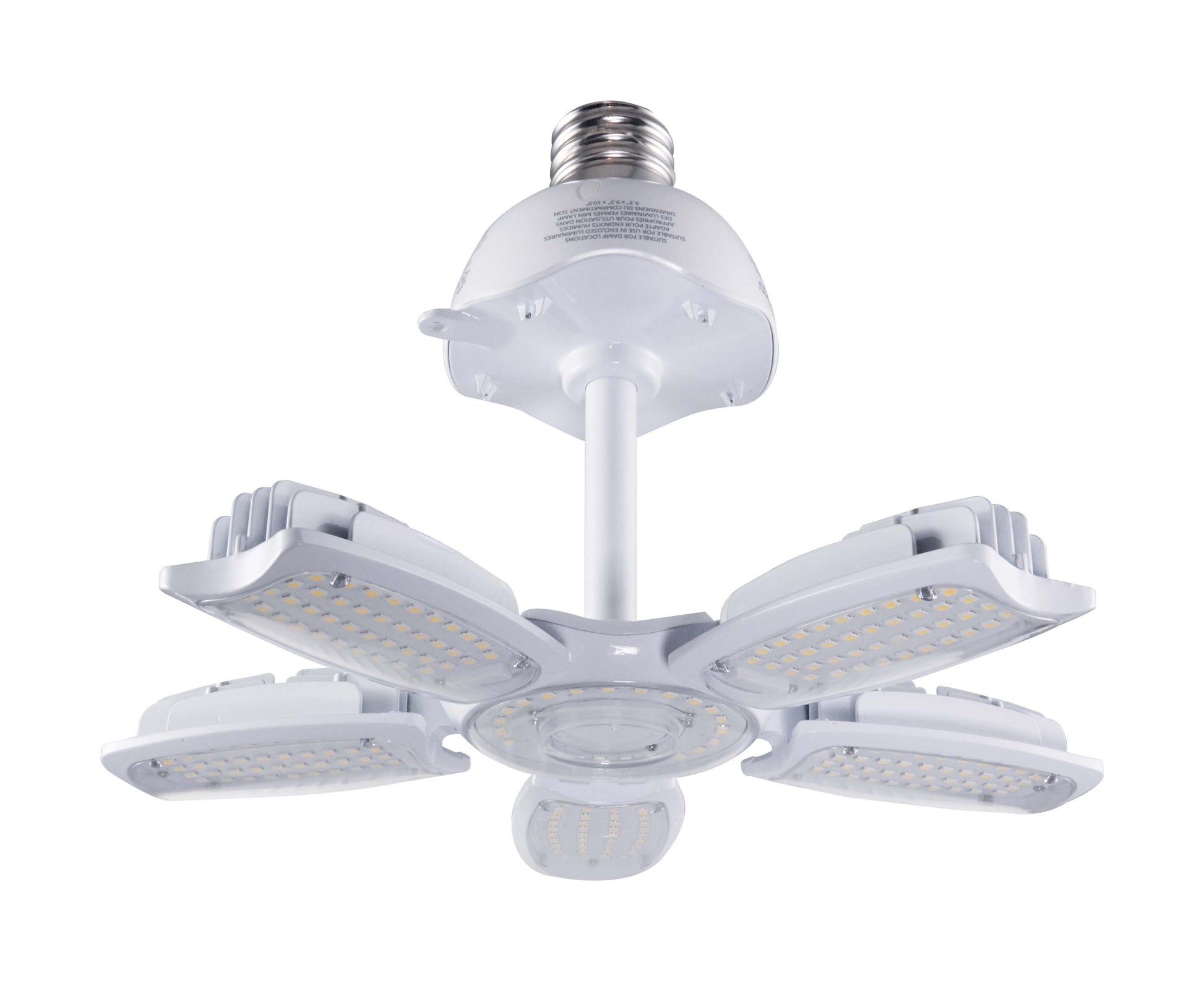image of 60 Watt LED HID Replacement - 2700K - Mogul extended base - Adjustable Beam Angle - Type B Ballast Bypass -100-277 Volt