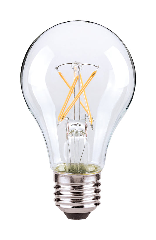 image of 8 Watt A19 LED - Clear Finish - Medium base - 2700K - 120 Volt