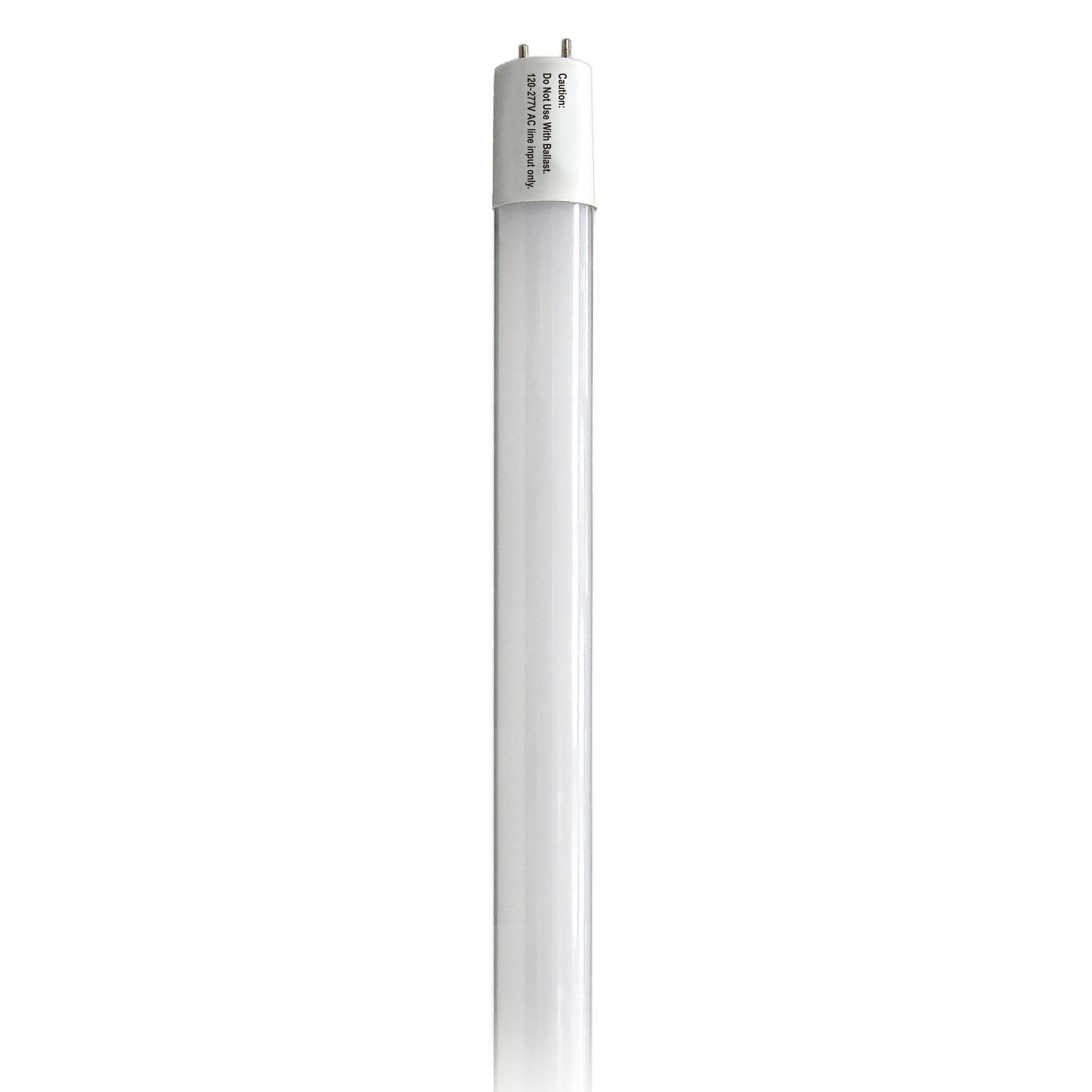 image of 9 Watt T8 LED - 2Ft - 3000K - Medium Bi Pin base - 50000 Average rated hours - 1100 Lumens - Type B - Ballast Bypass - Single or Double Ended Wiring