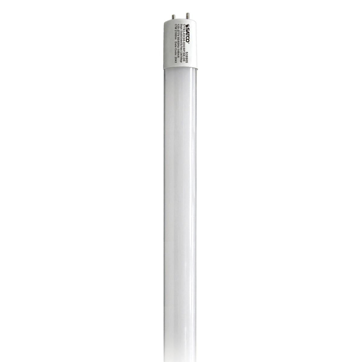 17 Watt T8 LED - 4Ft - Medium Bi Pin base - 50000 Average rated hours - 2100 Lumens - Type B - Ballast Bypass - Single or Double Ended Wiring