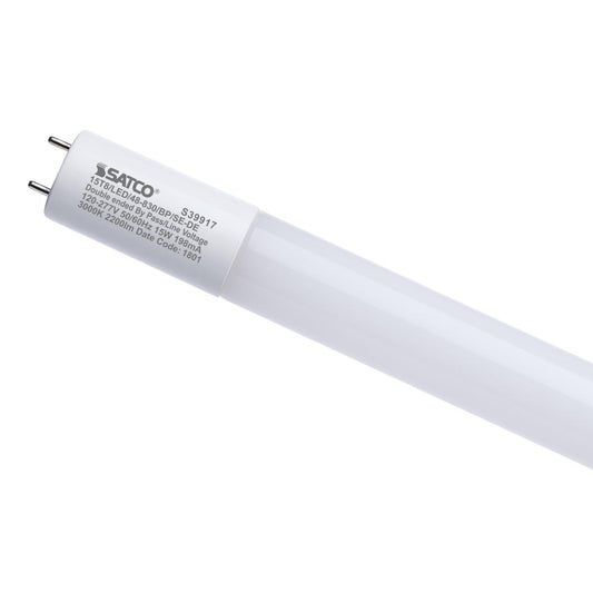 15 Watt 4 Foot T8 LED - 3000K CCT - Medium Bi Pin Base - Ballast Bypass - Single or Double Ended Wiring - 120-277 Volt
