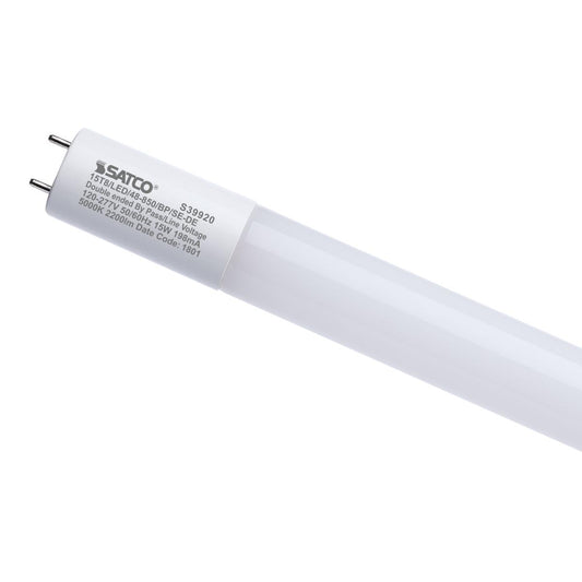 15 Watt 4 Foot T8 LED - 5000K CCT - Medium Bi Pin Base - Ballast Bypass - Single or Double Ended Wiring - 120-277 Volt