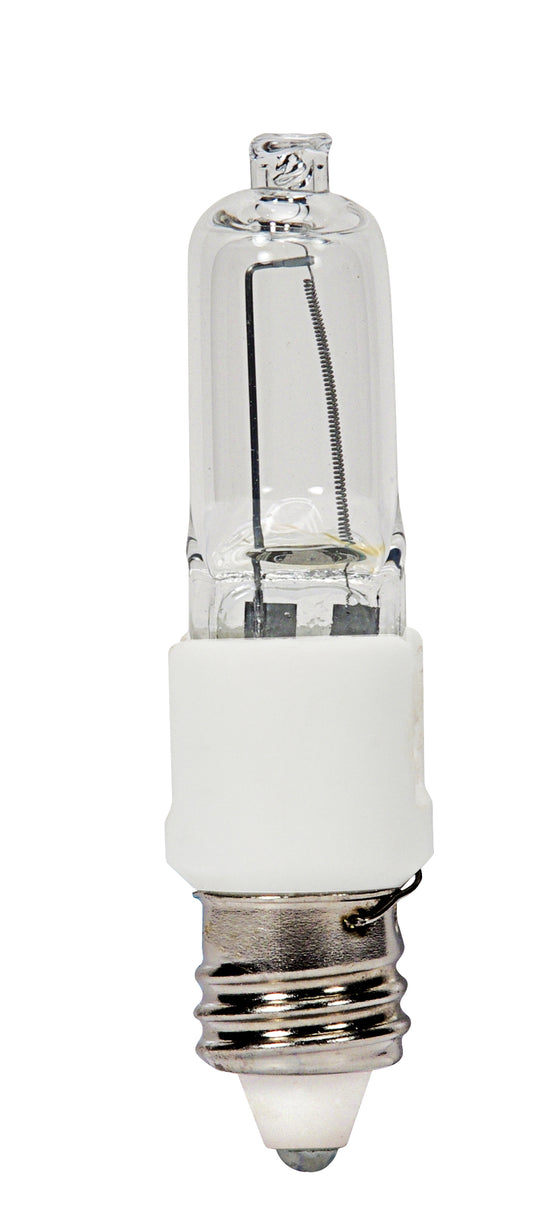 image of 40 Watt - Halogen / Excel - T3 - Clear - 3000 Average rated hours - 560 Lumens - Mini Candelabra base - 120 Volt