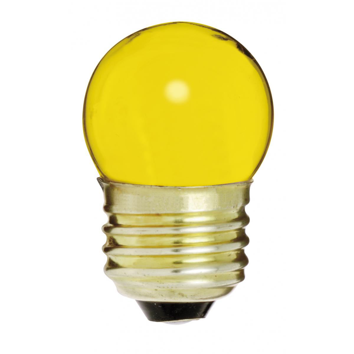 7.5 Watt S11 Incandescent - Ceramic  - 2500 Average rated hours - Medium base - 120 Volt - Carded