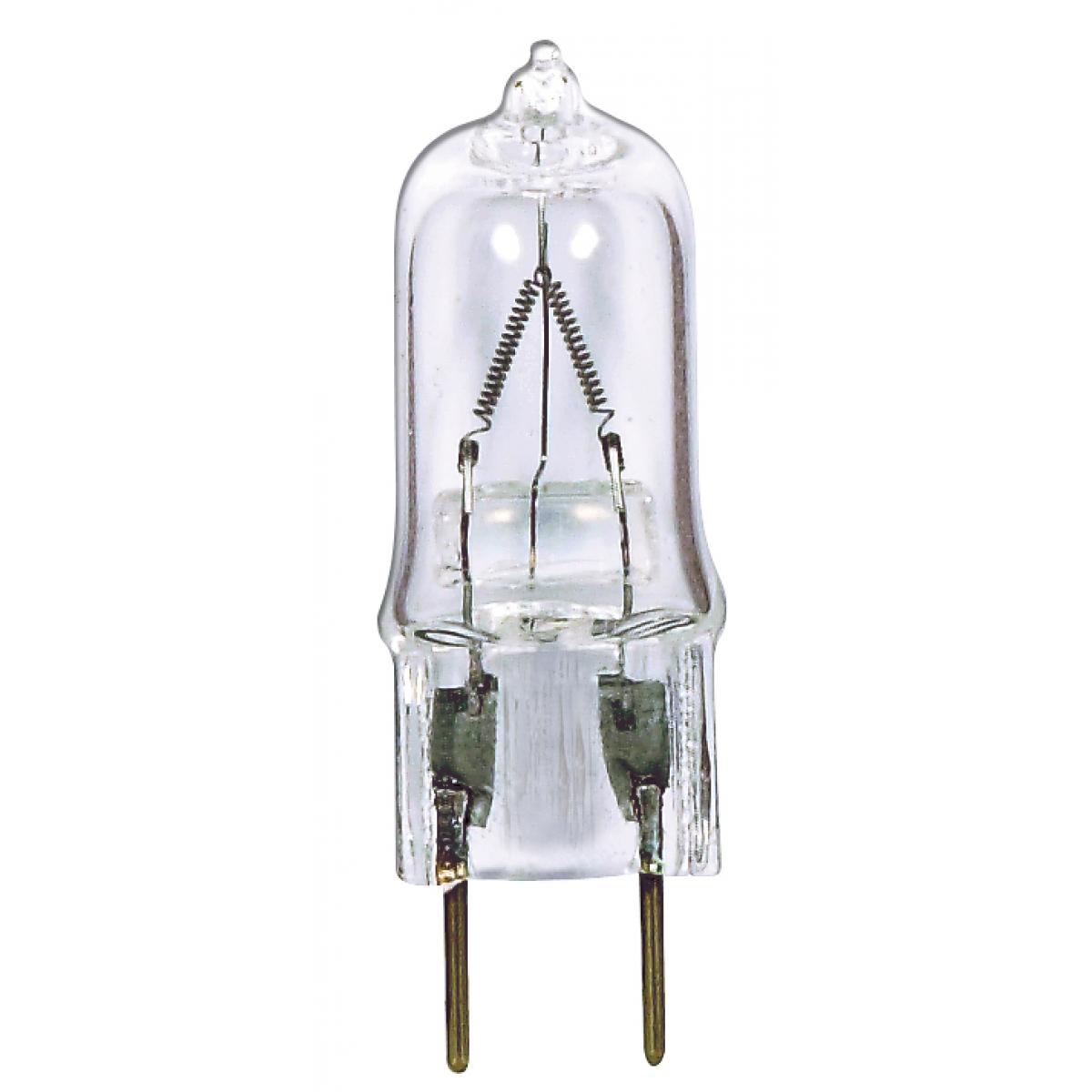 image of 35 Watt - Halogen - T4 - Clear - 2000 Average rated hours - 380 Lumens - Bi Pin G8 base - 120 Volt