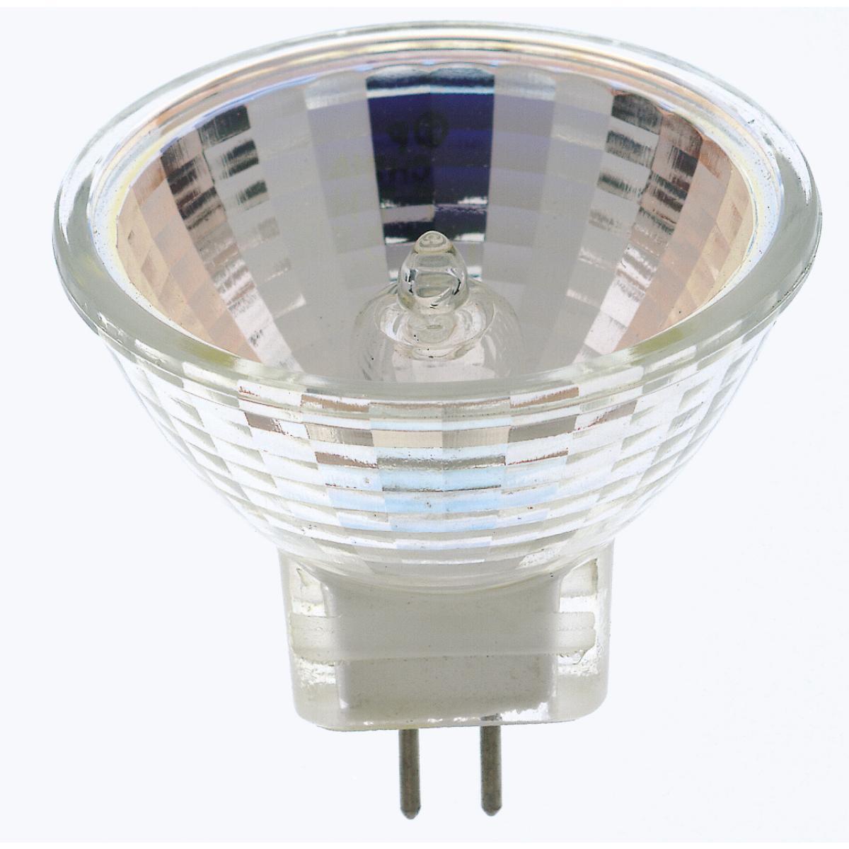 image of 5 Watt - Halogen - MR11 - 2000 Average rated hours - Sub Miniature 2 Pin base - 6 Volt