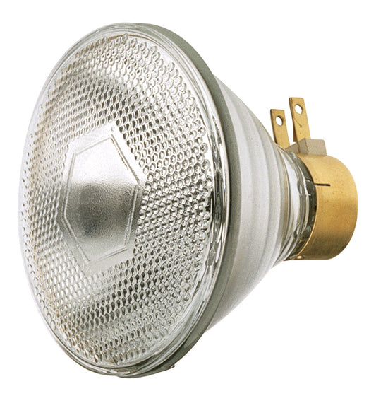image of 90 Watt - Halogen - PAR38 - Clear - 2500 Average rated hours - 1310 Lumens - Medium Side Prong base - 120 Volt