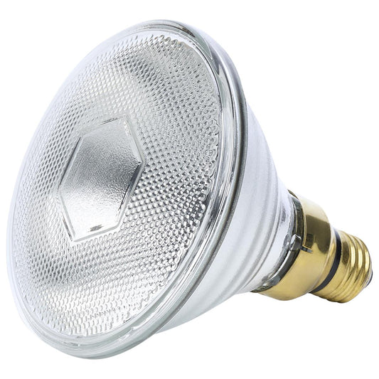 125 Watt PAR38 Incandescent - Clear Heat - Medium Base - Weatherproof - 120 Volt