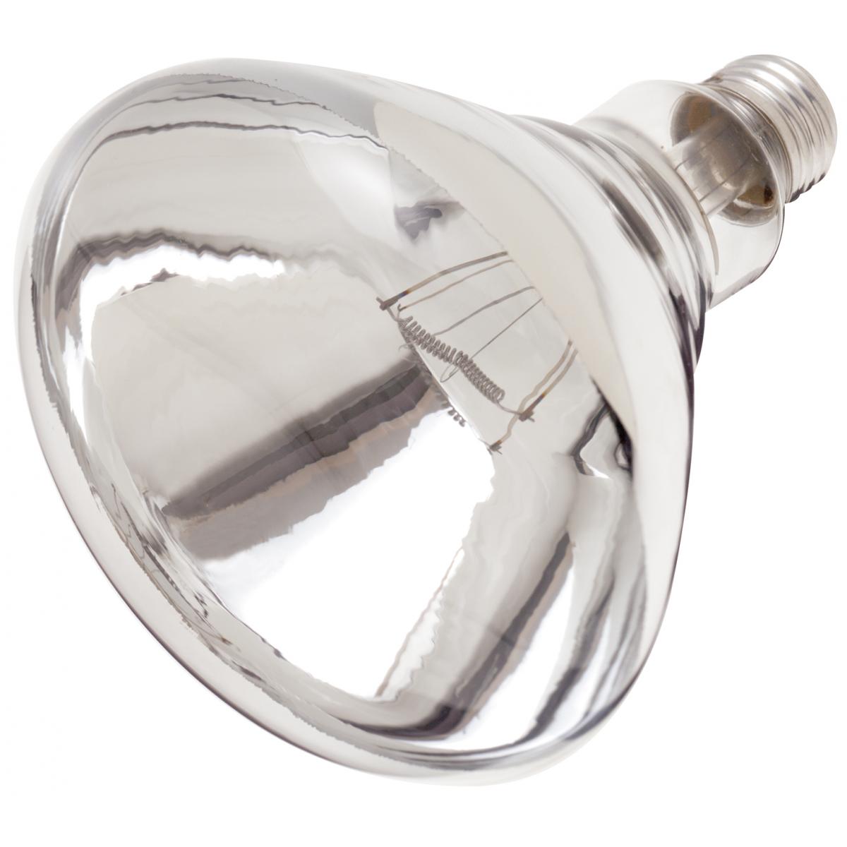 image of 250 Watt R40 Incandescent - Clear Heat - 6000 Average rated hours - Medium base - 120 Volt - Shatter Proof
