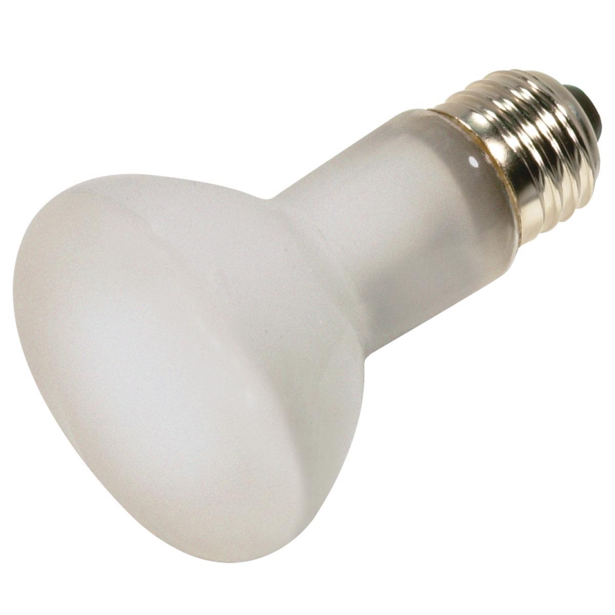image of 50 Watt R20 Incandescent - Frost - 2000 Average rated hours - 300 Lumens - Medium base - 120 Volt - Shatter Proof