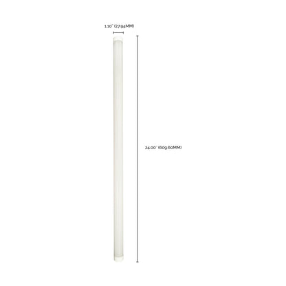 image of 8 Watt - 2 Foot LED T8 - Medium Bi Pin base - 3000K - 50000 Average rated hours - 1250 Lumens - Type A - Ballast dependent