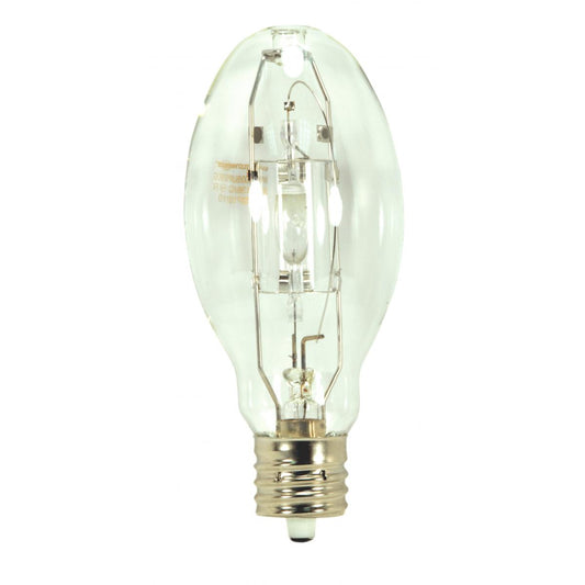 image of 250 Watt - Metal Halide HID - Mogul extended base - ED28 - Clear - 65 CRI - 4200K