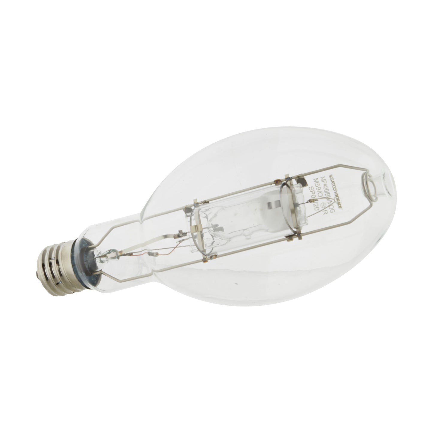 image of 400 Watt - Metal Halide HID - MP400 - Mogul base - ED37 - Clear - 65 CRI - 4200K