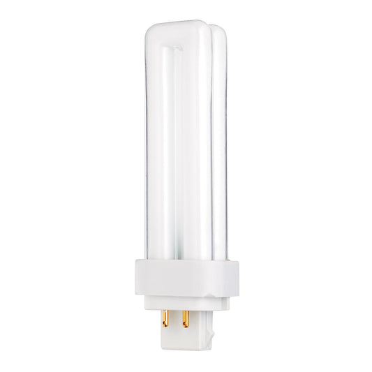 image of 13 Watt - pin-based Compact Fluorescent - 3000K - 82 CRI - G24Q-1 (4-Pin) base