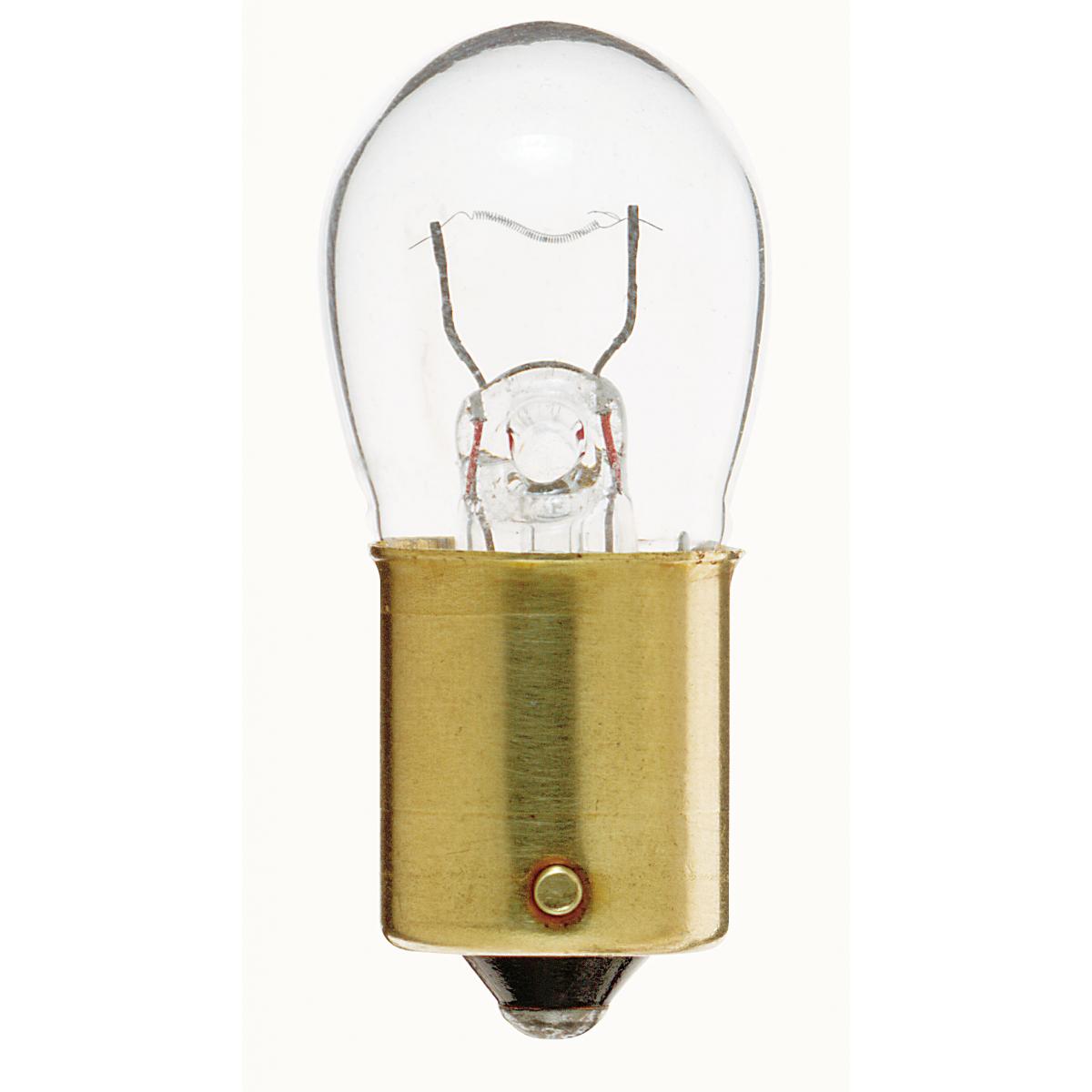 image of 12.03 Watt miniature - B6 - 200 Average rated hours - Bayonet Single Contact Base - 12.8 Volt