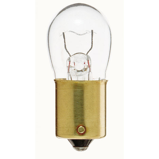 image of 12.03 Watt miniature - B6 - 200 Average rated hours - Bayonet Single Contact Base - 12.8 Volt