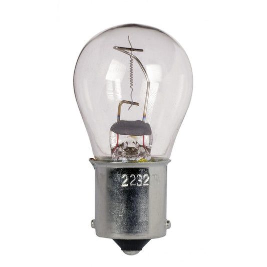 image of 18 Watt miniature - S8 - 2000 Average rated hours - Bayonet Single Contact Base - 28 Volt