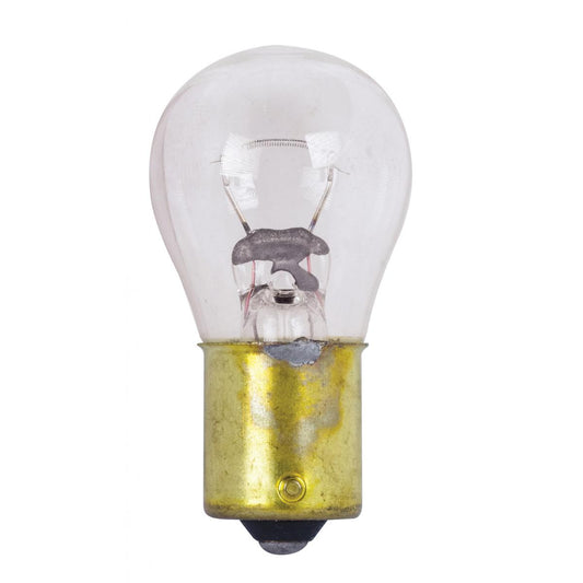 image of 28.5 Watt miniature - S8 - 400 Average rated hours - Bayonet Single Contact Base - 12.8 Volt