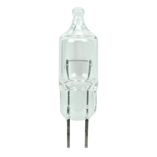 image of 8 Watt miniature - T2 1/2 - 500 Average rated hours - Bi Pin G4 base - 12.8 Volt