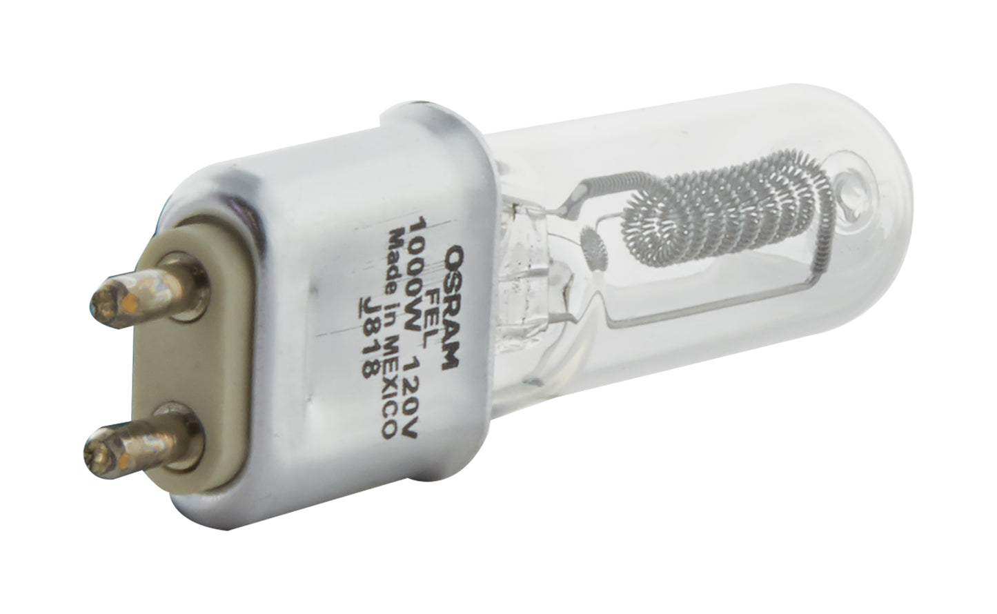 image of 1000 Watt - Halogen - T6 - Clear - G9.5 base - 120 Volt