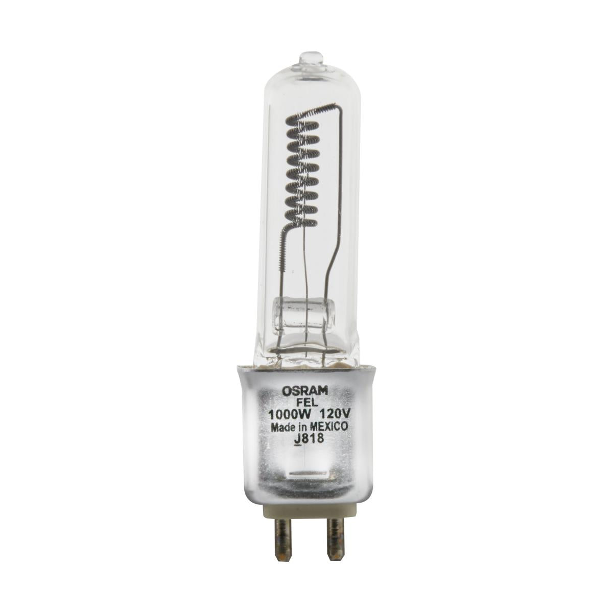 image of 1000 Watt - Halogen - T6 - Clear - G9.5 base - 120 Volt