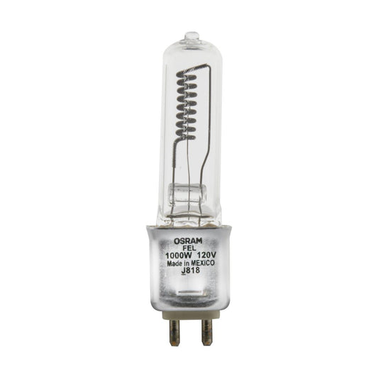 image of 1000 Watt - Halogen - T6 - Clear - G9.5 base - 120 Volt