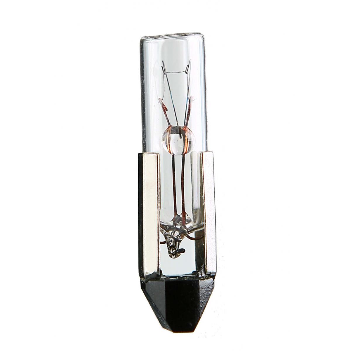 image of 2.04 Watt - Miniature - T2 - Clear - 6000 Average rated hours - Telephone slide base - 28 Volt