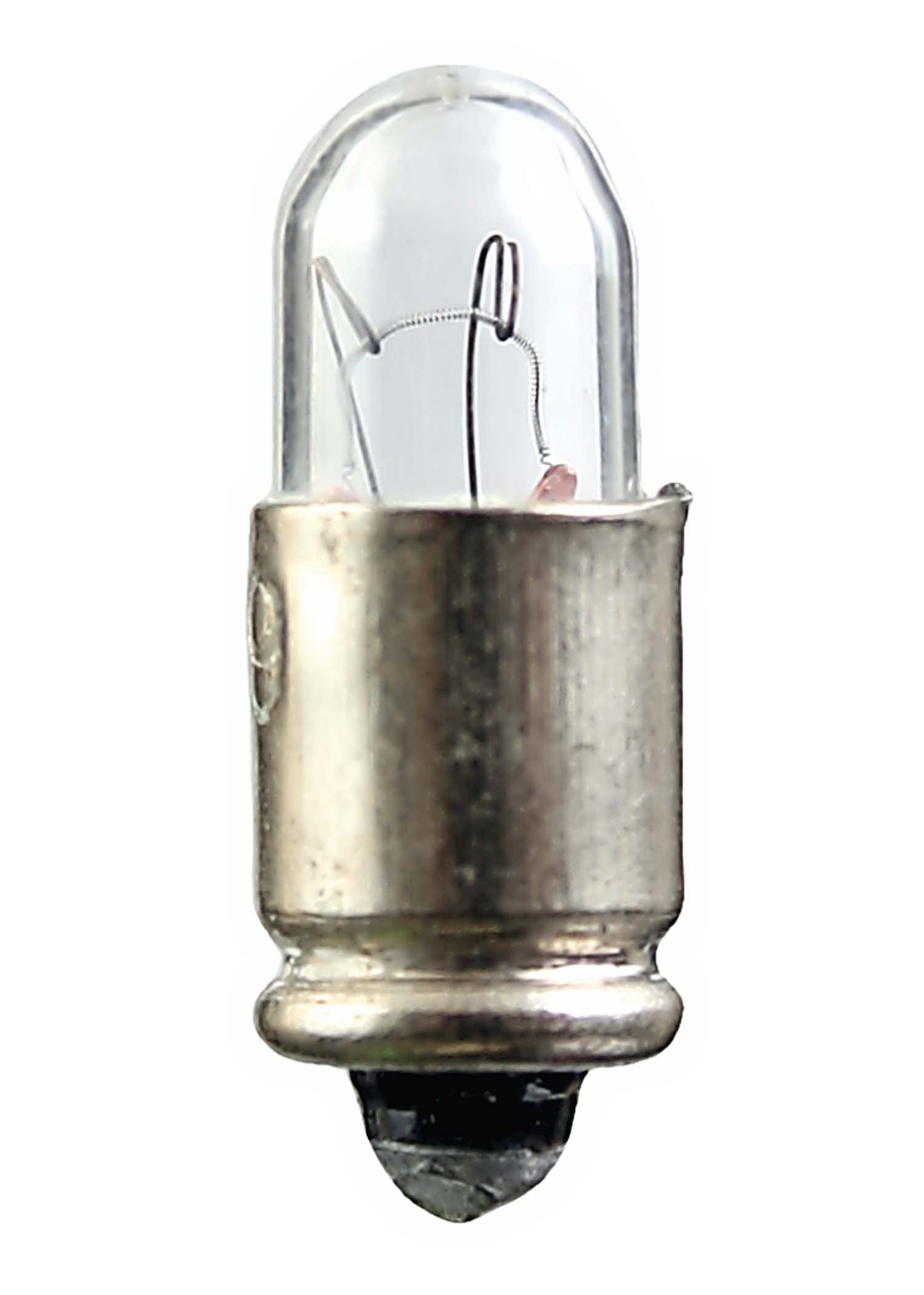 image of 1.12 Watt - Miniature - T3-1/4 - Clear - 7000 Average rated hours - Midget Grooved base - 28 Volt