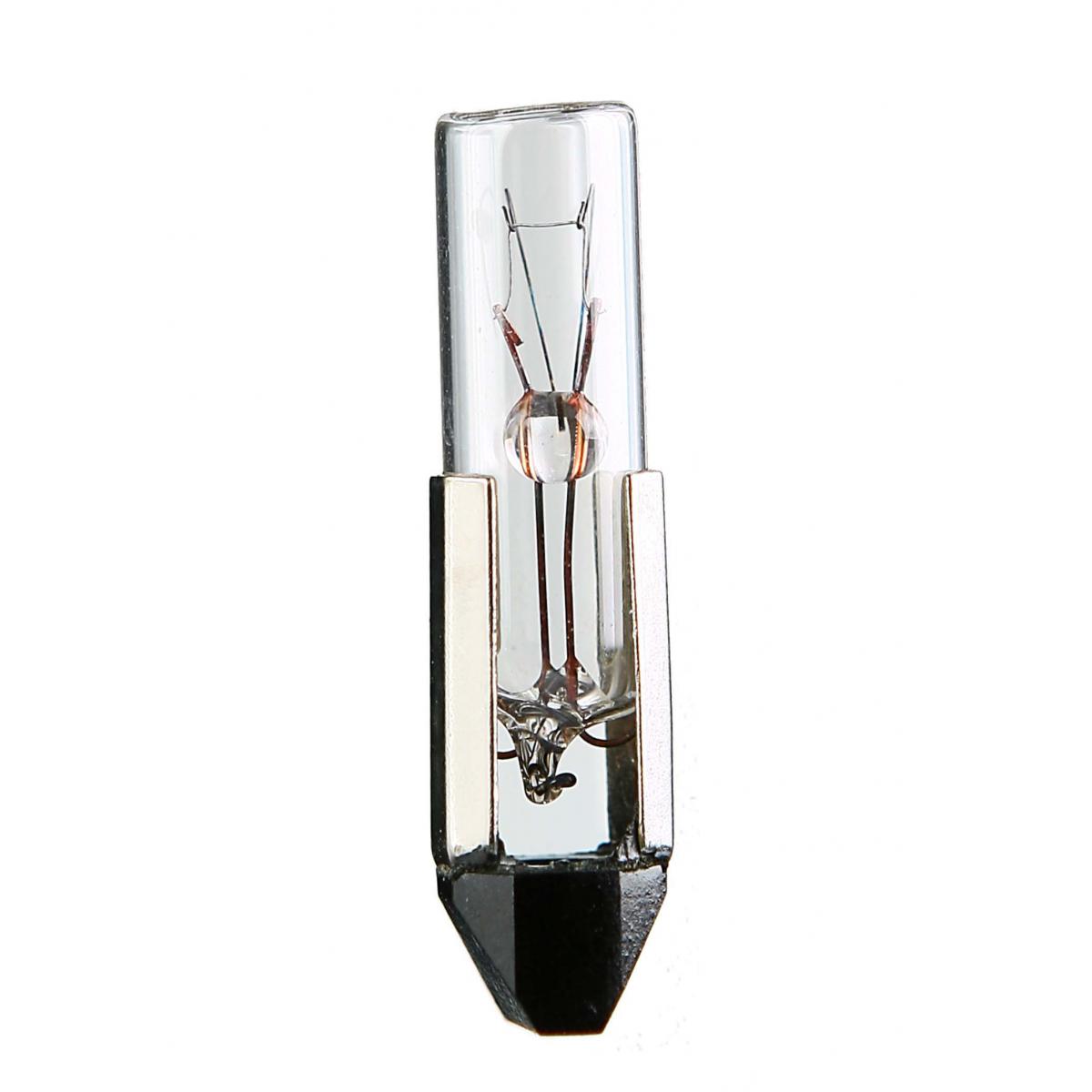 image of 0.84 Watt - Miniature - T2 - Clear - 15000 Average rated hours - Telephone slide base - 6 Volt