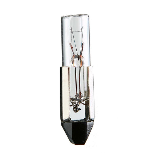 image of 0.84 Watt - Miniature - T2 - Clear - 15000 Average rated hours - Telephone slide base - 6 Volt
