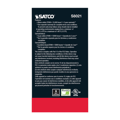 image of S14 LED String Light Replacement Bulb - 2700K - 120 Volt - Replacement 4-pack