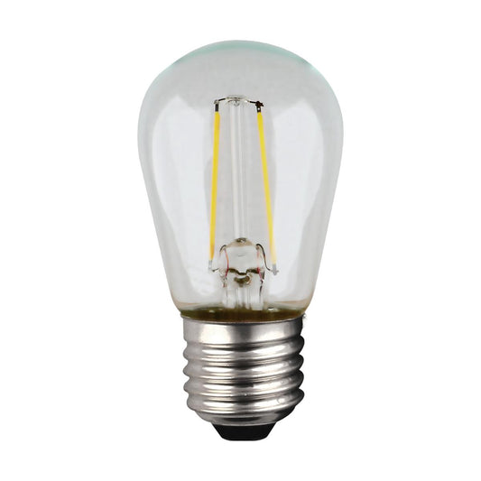 image of S14 LED String Light Replacement Bulb - 2700K - 120 Volt - Replacement 4-pack