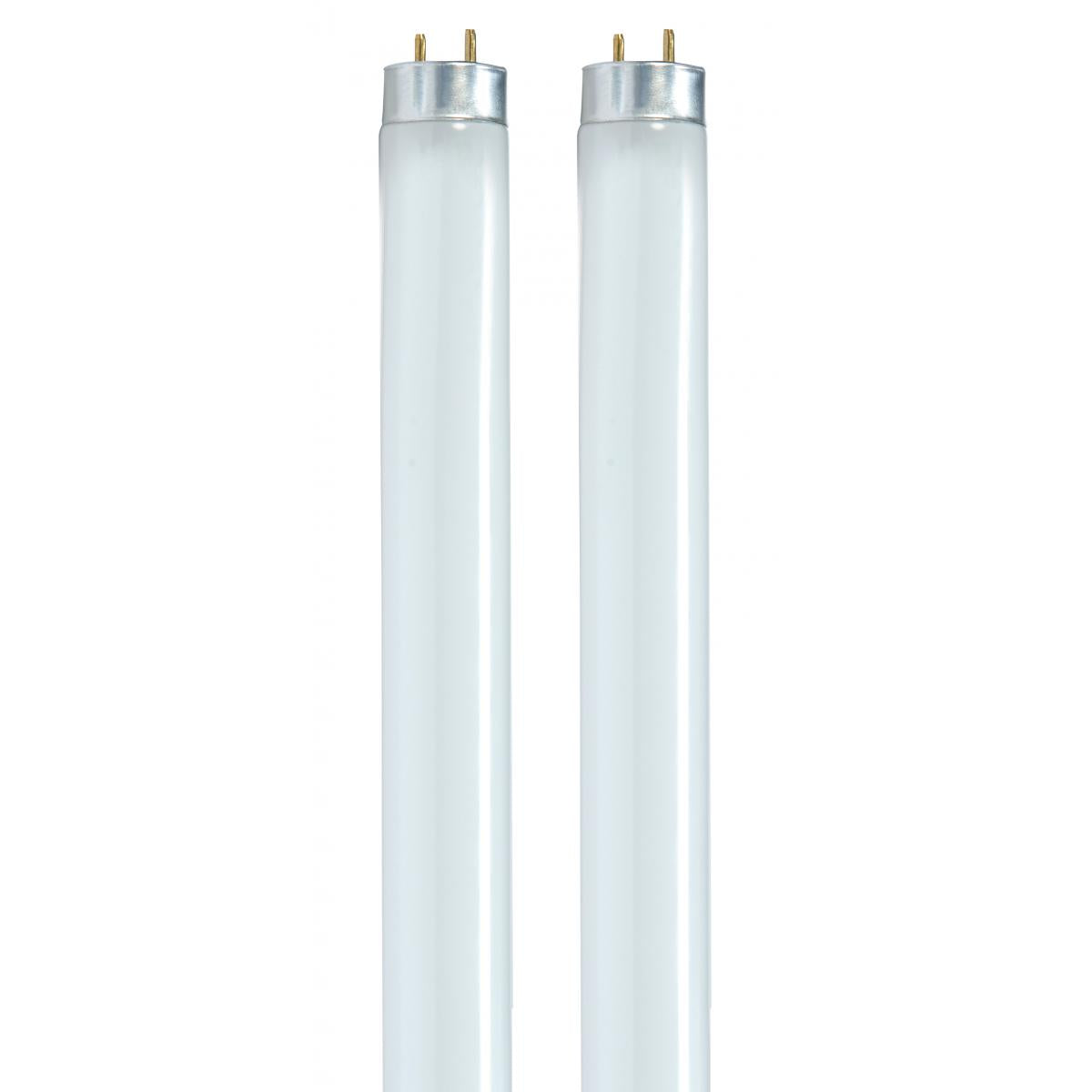 image of 32 Watt - T8 - Fluorescent - 3500K Neutral White - 85 CRI - Medium Bi Pin base - 2-Pack